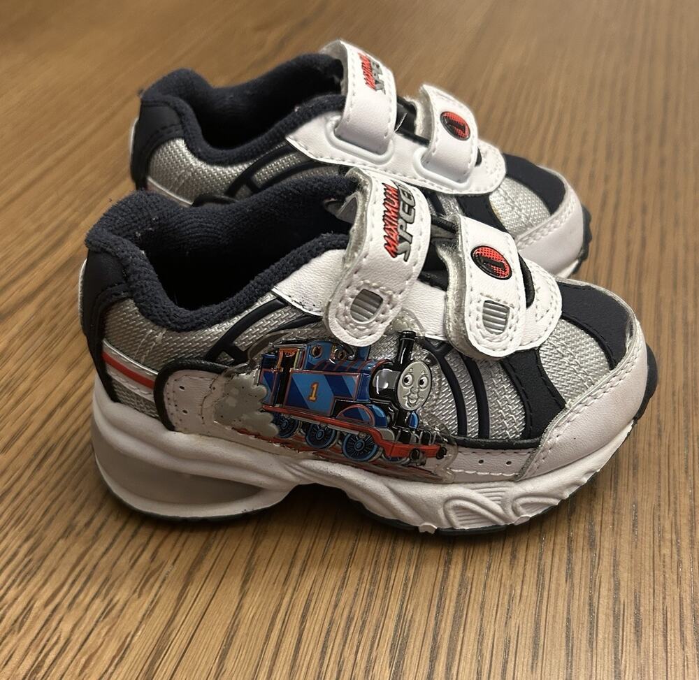 Thomas & Friends Toddler Size 5 Hook & Loop Closure Graphic Sneakers Y2K Retro